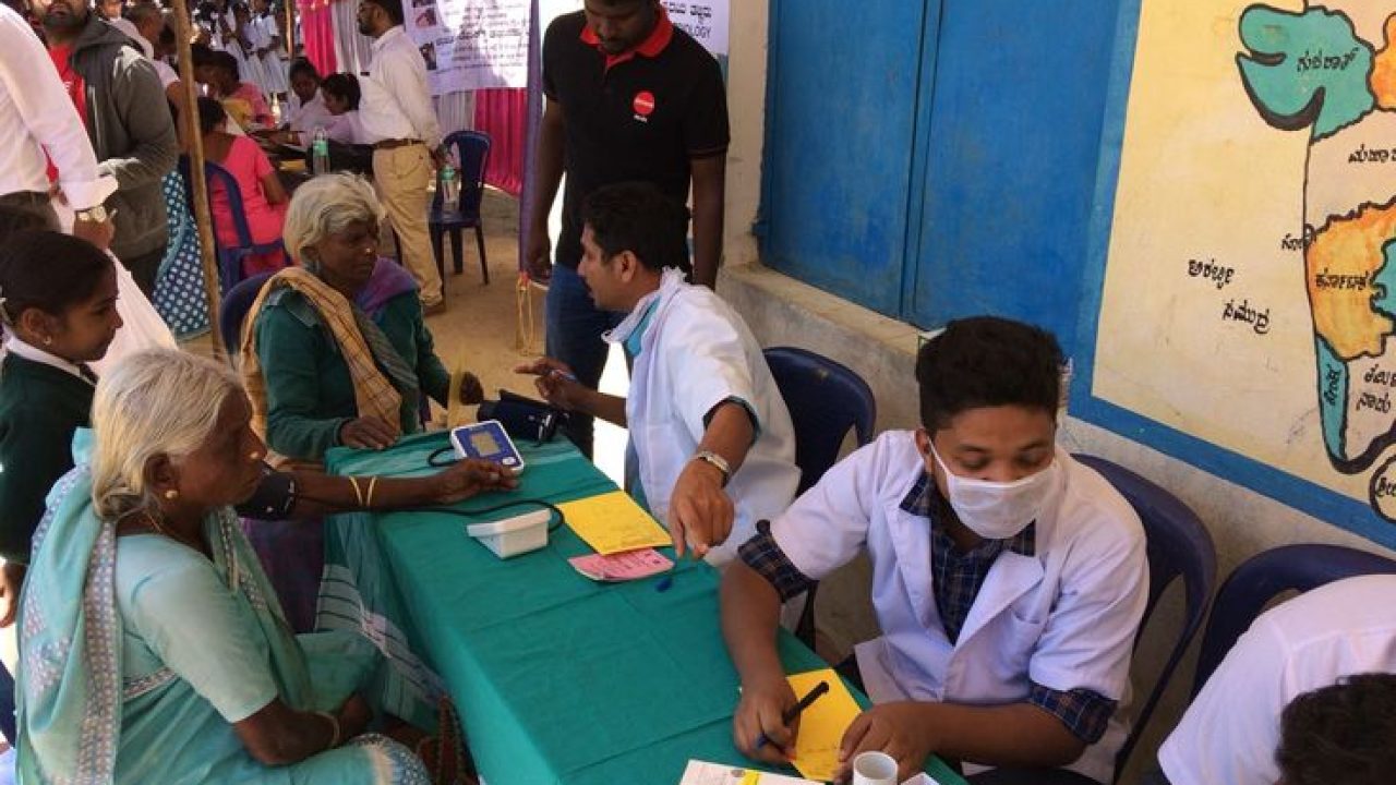 Community Health Camp at Yelachalawadi Village, Karnataka, India – Trinity Care Foundation
